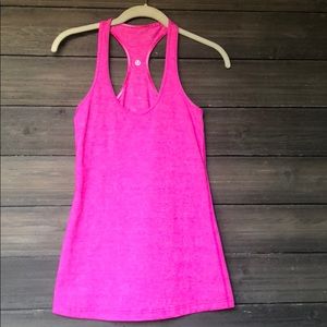 Lululemon Heathered Paris Pink CRB Tank 6